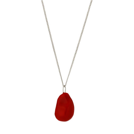 Red Enamel Kew Necklace