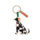 Mono Bloom Lab Dog Keyring
