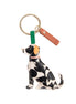 Mono Bloom Lab Dog Keyring