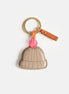 Pom Pom Beanie Hat Novelty Keyring