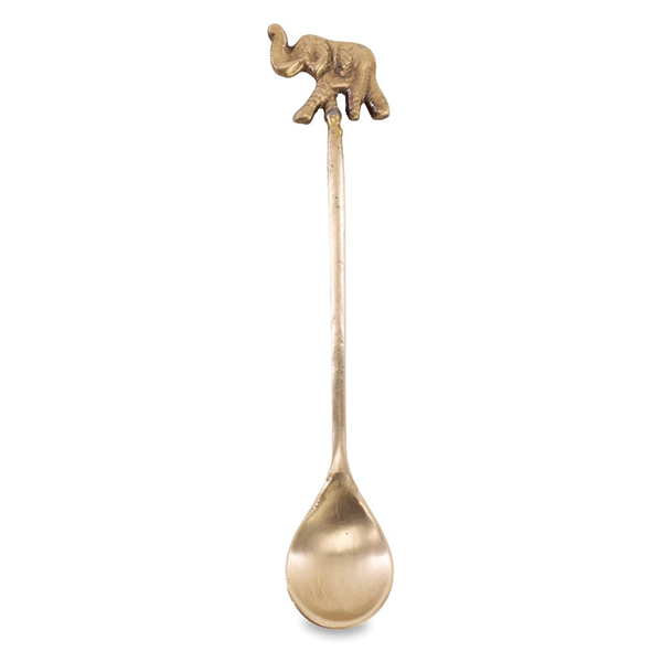 Elephant Brass Spoon
