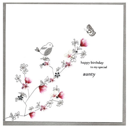 Aunty Birthday Card