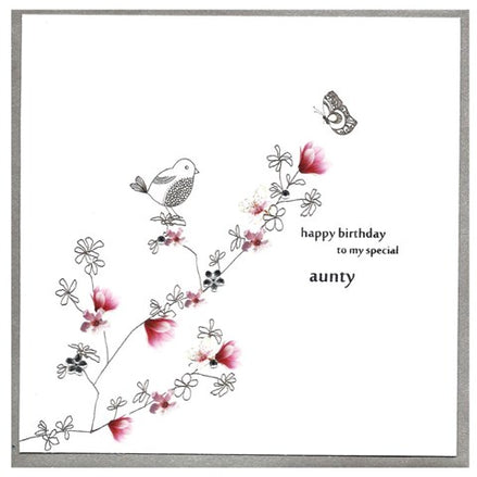 Aunty Birthday Card