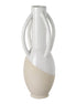 Healy Vase White and Sand