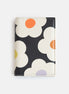 Multi Flower Charcoal Passport Holder