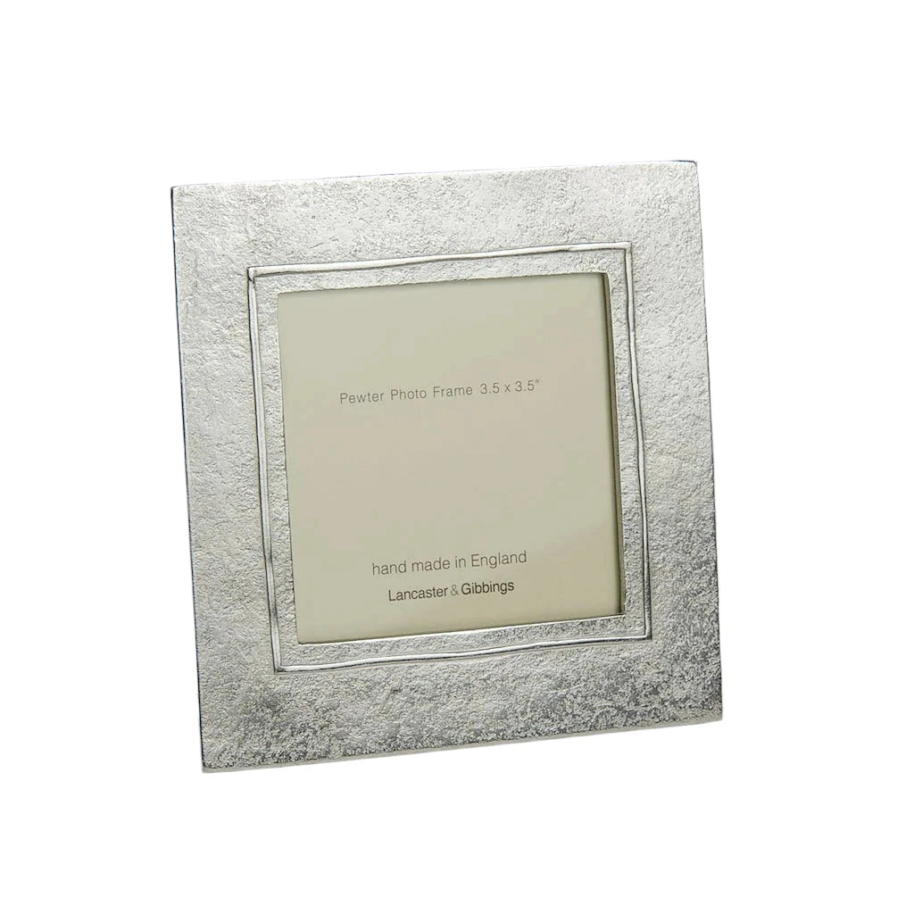 Raised Line Pewter Photo Frame 3.5x3.5cm