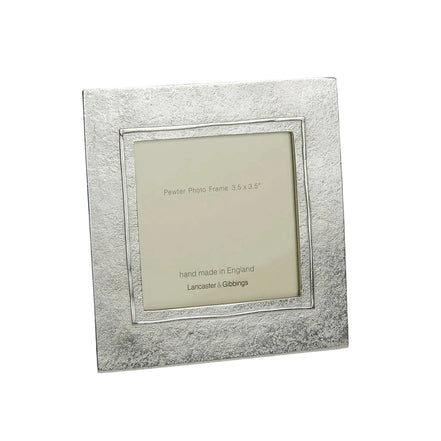 Raised Line Pewter Photo Frame 3.5x3.5cm