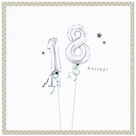 18 Hurray Birthday Card