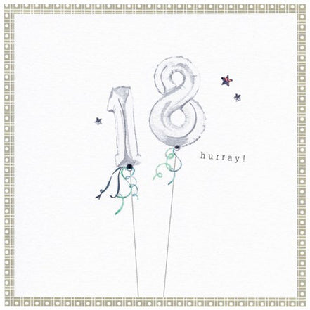 18 Hurray Birthday Card