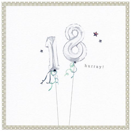 18 Hurray Birthday Card