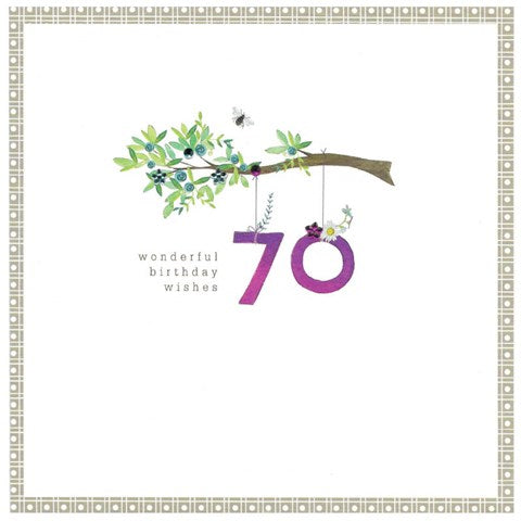70 Wonderful Birthday Wishes Birthday Card