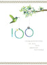 100th Congratulations Birthday Card