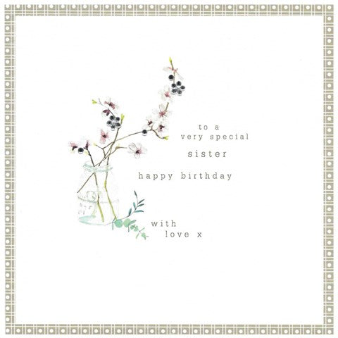 Sister Birthday Card