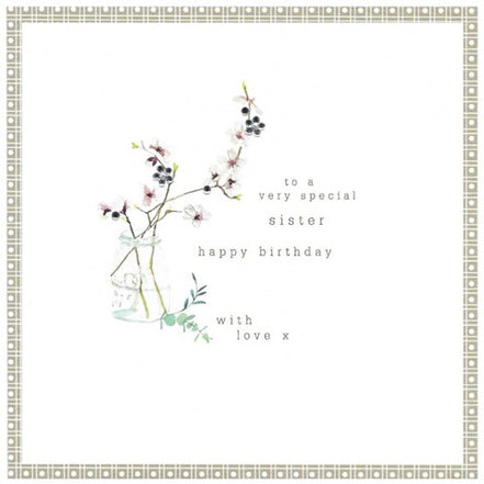 Sister Birthday Card