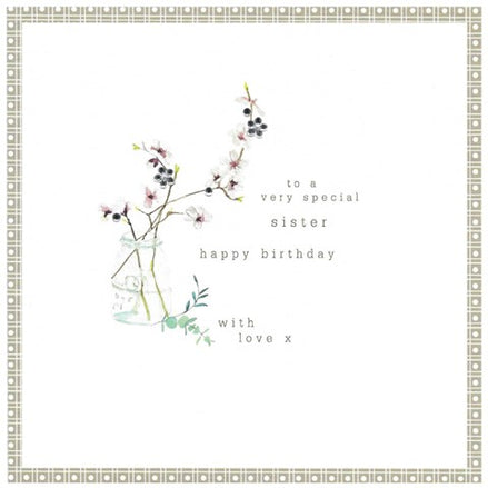 Sister Birthday Card