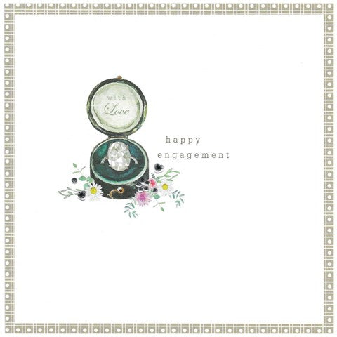 happy engagement ring