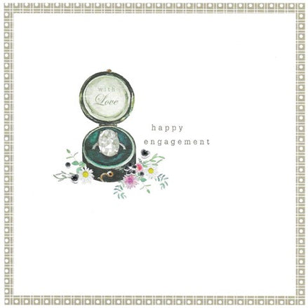 happy engagement ring