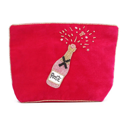 Pink Rose Large Pouch