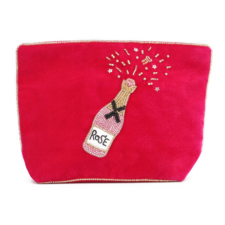 Pink Rose Large Pouch
