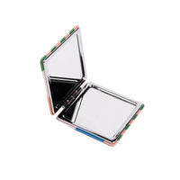 Multi Stripe Square Pocket Mirror