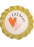 Full Heart Layered Hearts Ceramic Plate