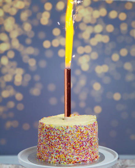 Party Rose Gold Single Ice Fountain