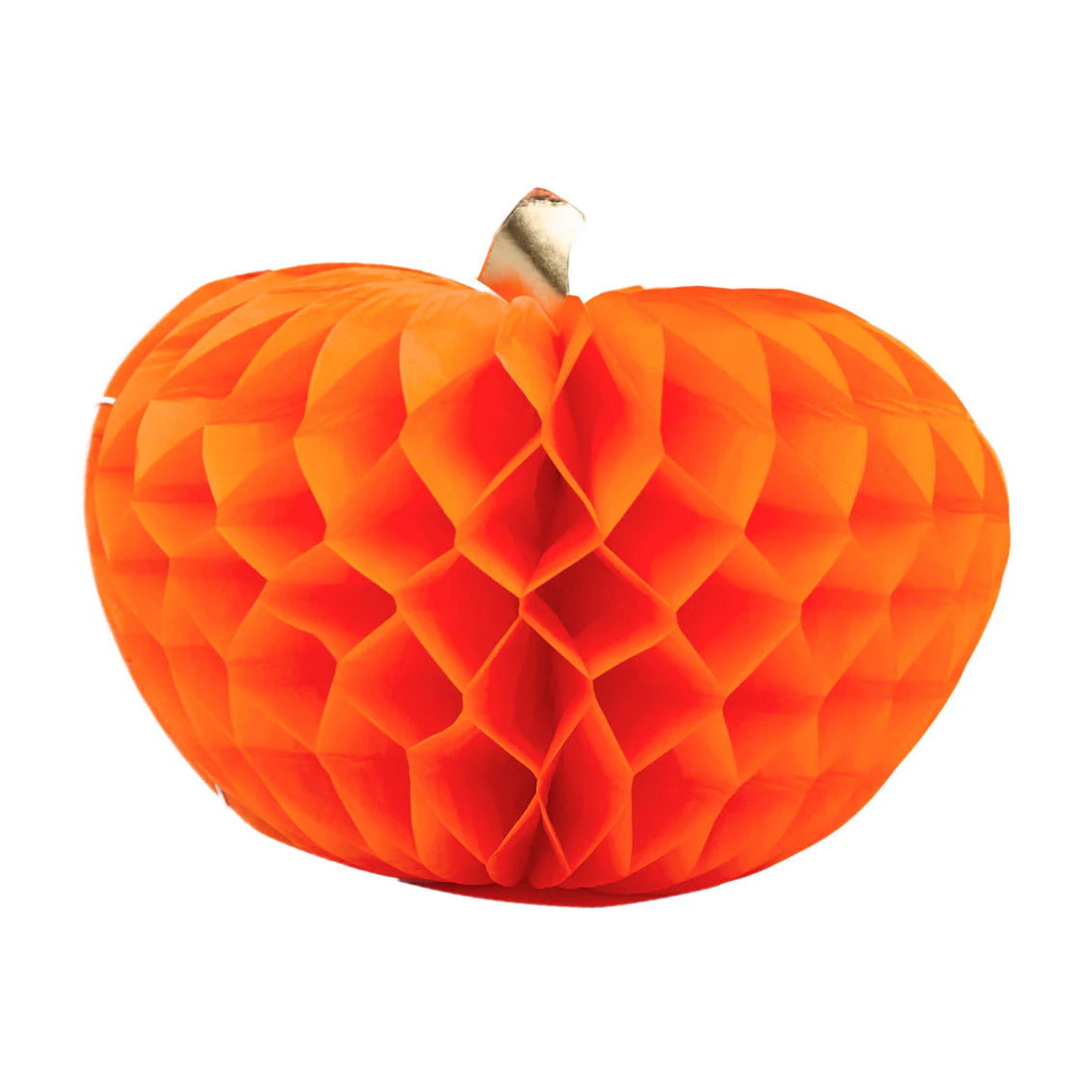 Frightfully Fun Honeycomb Pumpkins