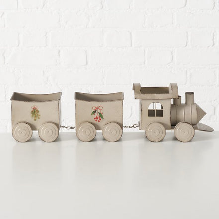 Noelle Tin Train Decorative Object