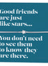 Good Friends Are Like Stars Bracelet