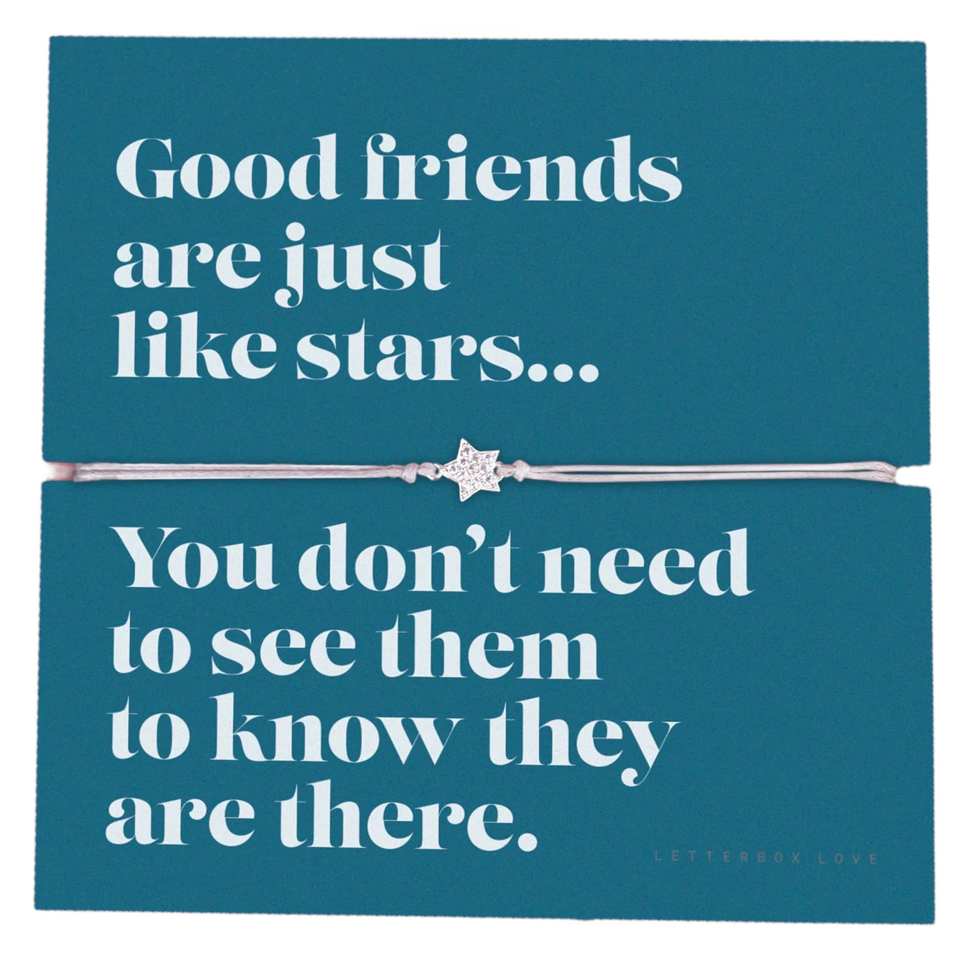 Good Friends Are Like Stars Bracelet