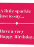 Birthday Sparkle Bracelet