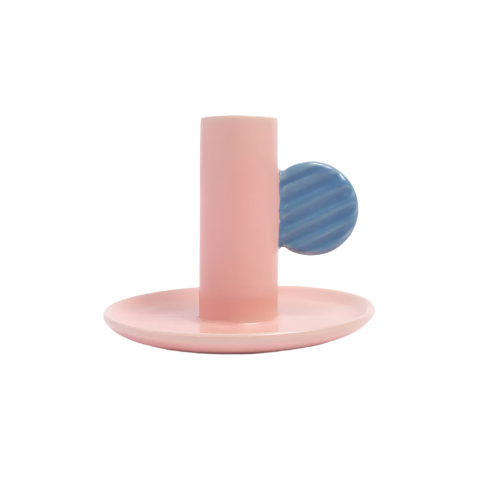 Pink/Blue Candle Holder