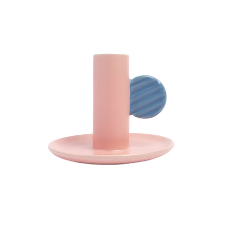Pink/Blue Candle Holder