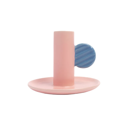 Pink/Blue Candle Holder