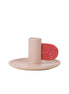 Pink/Red Candle Holder