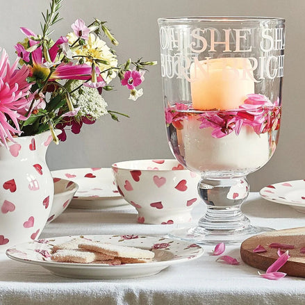 Pink Hearts French Bowl