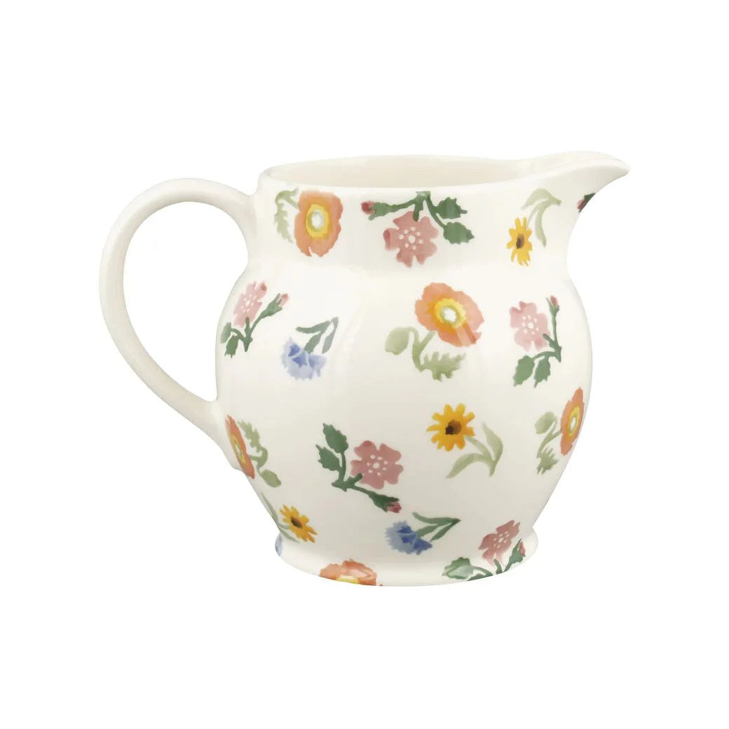 Poppies &amp; Pinks 1 1/2 Pint Jug
