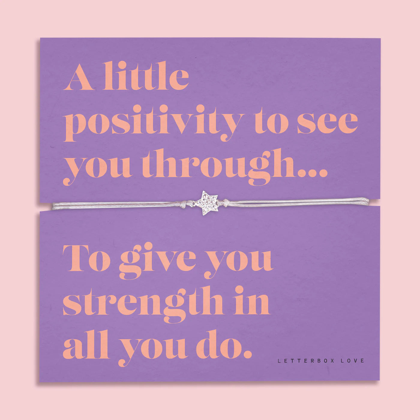 Positivity Sentiment Bracelet