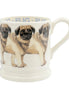 Dogs Pugs 1/2 Pint Mug