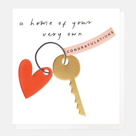 Congratulations A Home Of Your Very Own - Card