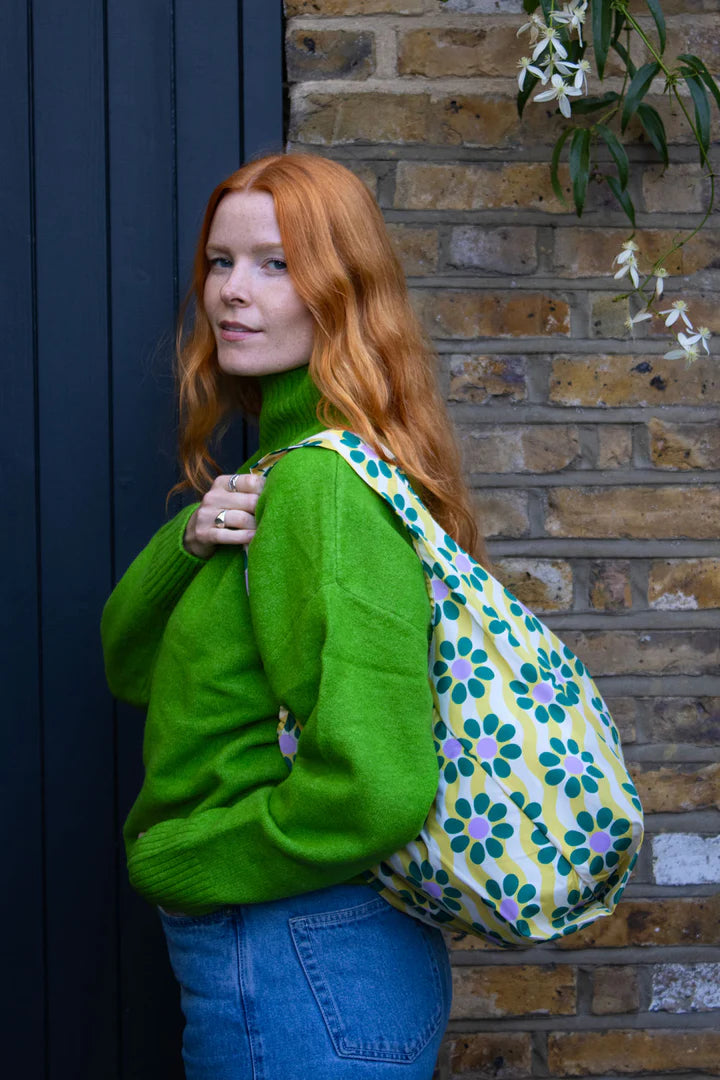 Wavy Daisy | Medium Reusable Bag