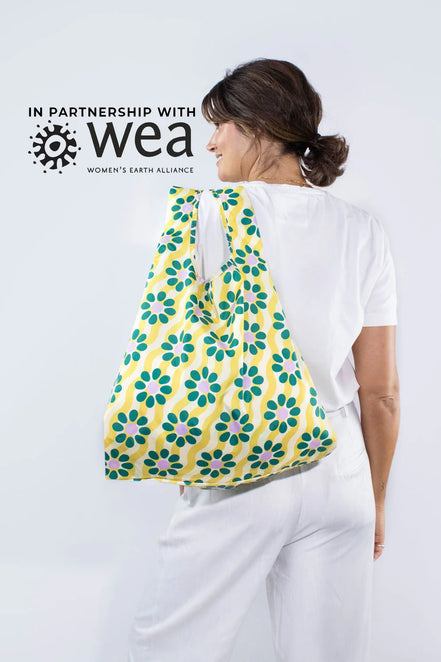 Wavy Daisy | Medium Reusable Bag