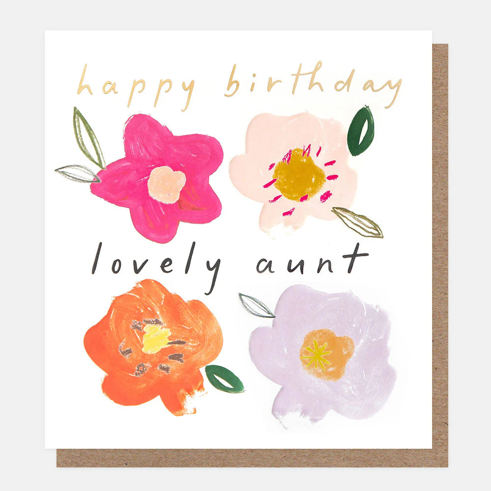 Happy Birthday Aunty Birthday Card