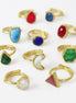 Mix Semi Precious Ring