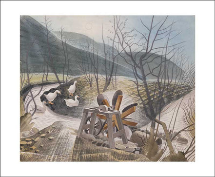 Waterwheel Art Card