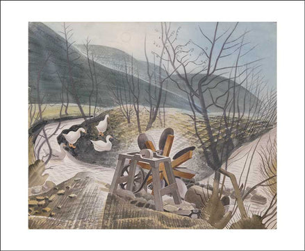 Waterwheel Art Card