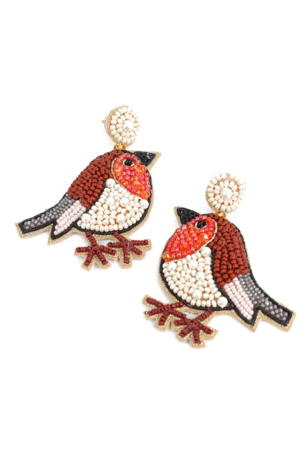 Robin Beaded Drops - Earrings