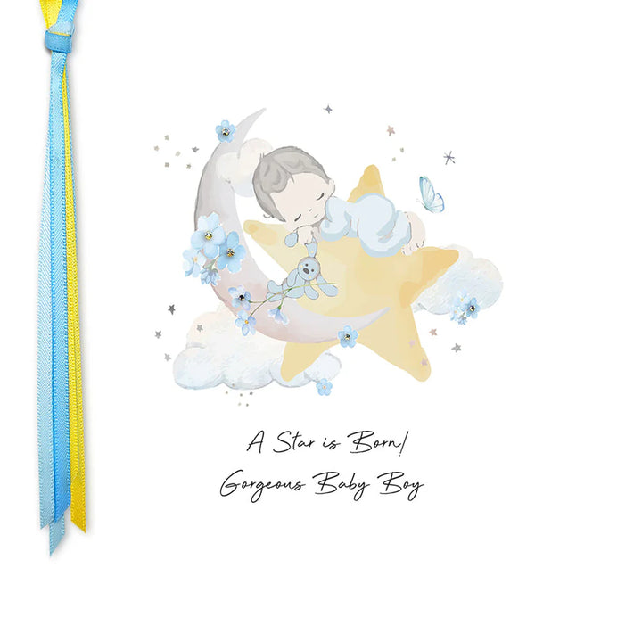 A Star Is Born! Gorgeous Baby Boy Card