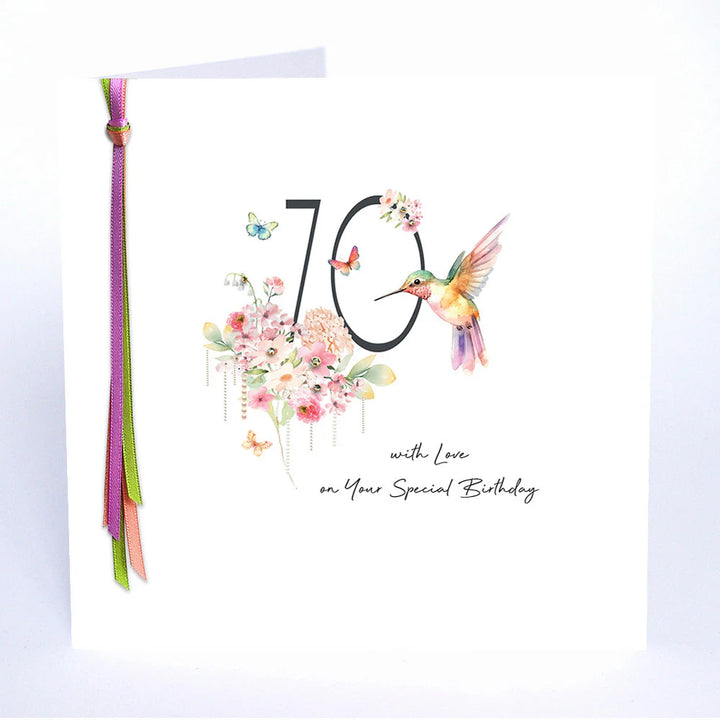70 With Love On your Special Birthday Card