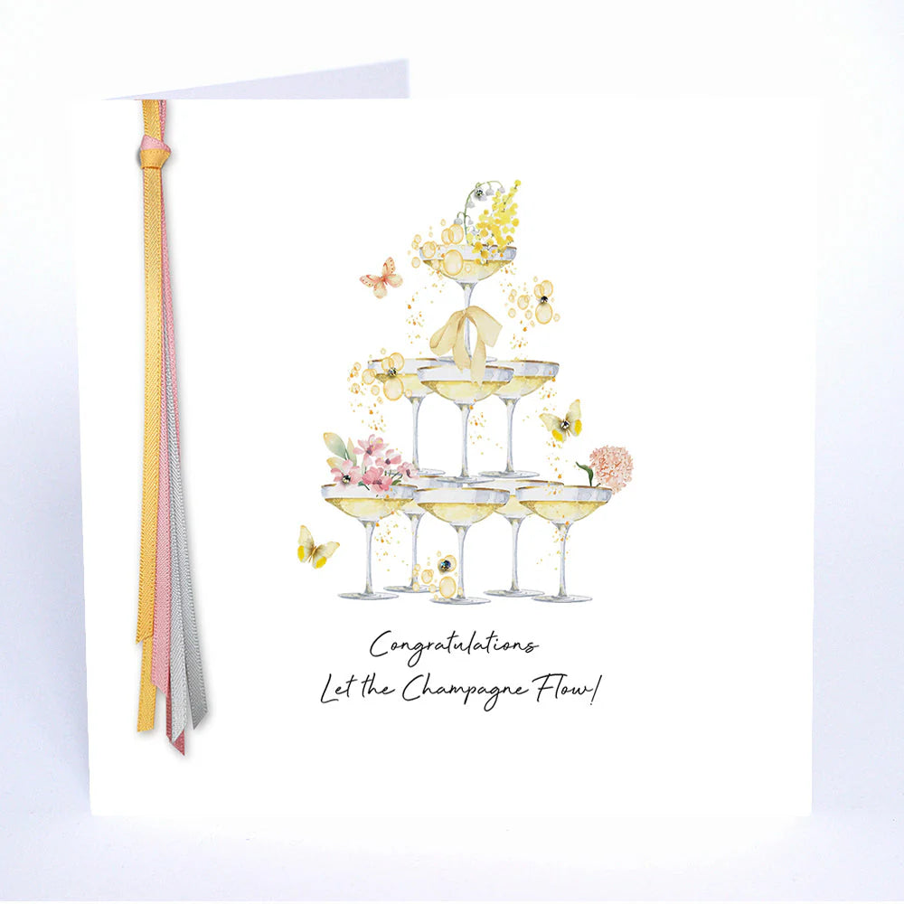 Congratulations Let The Champagne Flow! Card
